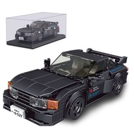 Mould King Initial D Car Nissan Skyline GTR32 Race Car Building Sets with Display Case, 27014 Collec