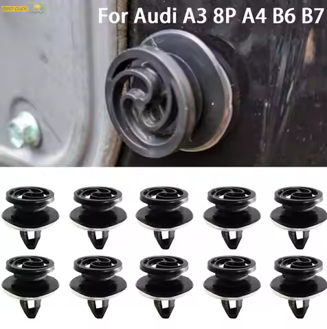 10Pcs Plastics Clip For Audi A3 8P A4 B6 B7 Interior Door Card Fastener Clips Trim Panel Mounting Au