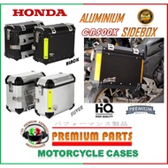 HONDA CB 500X FULL ALUMINIUM SIDE BOX HIGH QUALITY WATER PROOF 30LITER 35LITER 36LITER 38LITER CASE