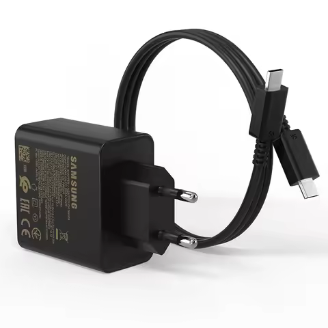 Samsung 45W Super Fast Charger Adapter 5A 2M Type C Cable For Galaxy S24Ultra S24 S23 S22 S21 FE Not