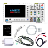 FNIRSI-1014D เครื่องกําเนิดสัญญาณออสซิลโลสโคปแบบดิจิตอล2 In 1แบบมืออาชีพ2ช่องสัญญาณ100เมกะเฮิรตซ์แบน