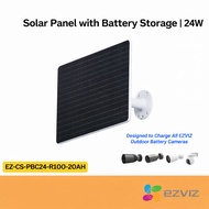EZVIZ CS-PBC24 Solar Panel with Battery Storage 24W/12W (Designed to Charge All EZVIZ Outdoor Batter