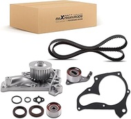 maXpeedingrods Engine Timing Belt Kit W/Water Pump W/Tensioner for Toyota Camry 1987-2001, Rav4 1996