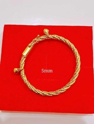 GELANG PINTAL BUDAK Emas Korea Jewellery bangle pintal budak golden plated