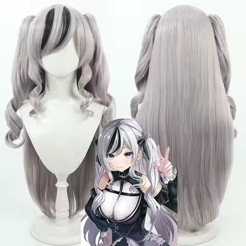 Anime Game Azur Lane KMS Elbe Cosplay Wig Heat Resistant Synthetic Hair Halloween Costume Party Role