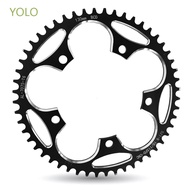 YOLO Ultralight Crankset Folding bike Chainwheel Chainring Plate 50T 52T 54T 56T 58T 60T Road Bicycle CNC Climbing Power Aluminum Alloy Narrow Wide 130BCD/Multicolor