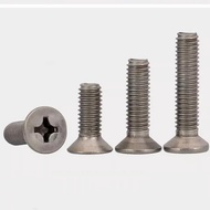 Titanium Cross Flat Head Screw Countersunk Bolt M5 M6 M8