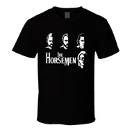 [Ready Stock XS-3XL] The Original Four Horsemen Wcw Legends Wrestling Black Casual Short Sleeve Tops Printed Men's T-shirt Plus Size Birthday Gift