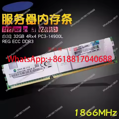 32GB 4RX4 PC3 14900L server memory 32G 1866 LRDIMM REG ECC