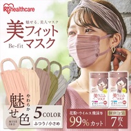 Iris be-fit หน้ากากอนามัยจากญี่ปุ่น 7 ชิ้น สีสวย สุภาพ ป้องกันเชื้อโรค ฝุ่น PM2.5 Iris Healthcare