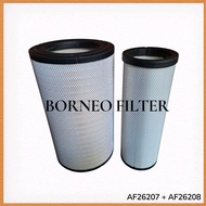 AF26207 + AF26208 CH Outer + Inner Set Air Filter ( SFA8098SET = SFA8098P + SFA8102S ) ( RS4989 + RS