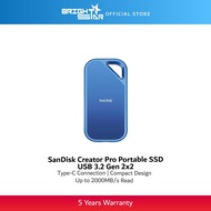 SanDisk Creator Pro Portable SSD with exFAT Format, Type-C Connection - 1TB / 2TB / 4TB