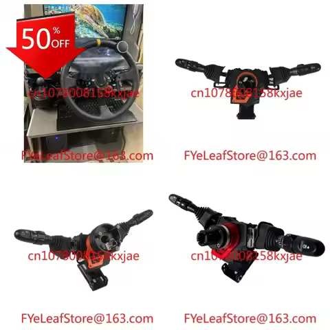 Kit T30 Modified G Simulator Game Steering Wheel 27 Truck Racing Turn Signal Lights 29 Wipers Euro C