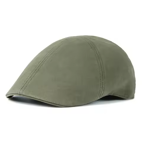 BOTVELA Newsboy Cap for Men 100% Cotton Beret Ivy Irish Hunting Gatsby Driving Cabbie Hat Spring Sum