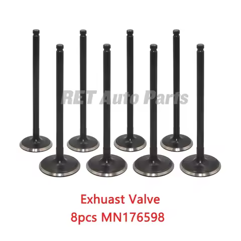 8PCS 4D56 Engine Inlet & Exhaust Valve For Mitsubishi Nativa Pajero Sport 2 KH4W L200 Triton IV KA4T