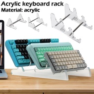 Three Layers Of Removable Transparent Acrylic Keyboard Transparent Desktop Tray Bracket Elevated Tilt Rack Computer Keyboard U2Z2