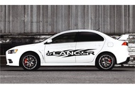 Stiker mobil mitsubishi lancer stiker mobil lancer cutting stiker mobil mitsubishi lancer