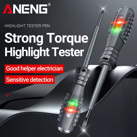 ANENG B05 2Pcs Word/Cross Screwdriver Electric Tester Pen Multi-functional Household Screwdriver wit