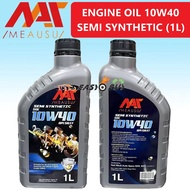 MEAUSU Engine Oil SAE Semi Synthetic 10W40 1L / Minyak Hitam 10/40 1L 10-40 Semi Synthetic 10W-40