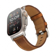 1 dây đeo đồng hồ bằng da tương thích với Apple Watch Ultra 3 2 1 Series SE S10 S9 S8 S7 S6 S5 S4 S3