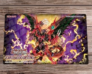 YuGiOh D-HERO - Destroy Phoenix Enforcer Playmat Trading Card Game Mat TCG CCG Mat Anti-slip Rubber Mouse Pad Desk Mat