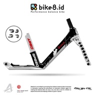 Frame Bike8 Carbon Fiber Balance / Push Bike - Sepeda Anak - Ninja Cat