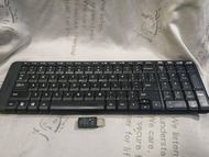 湛黑質感 羅技logitech K220 無線鍵盤二手良品 外觀佳 有接收器