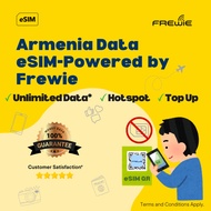 Armenia eSIM Data Roaming |  High-Speed Data | Topup Available | QR Code via Email - Powered by Frew