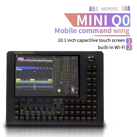 AICPOSE DMX Mini MA2 Console 120G SD DMX Stage Effect Lighting Controller For DJ Disco Concert Event