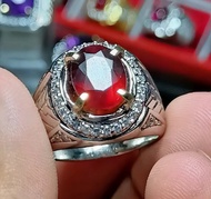 Batu permata kekinian red garnet beserta memo