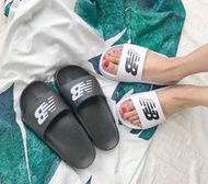現貨 iShoes正品 New Balance 白色 拖鞋 情侶拖 一片式 休閒 防水 男女款 SD1201EWW D