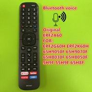 ERF2A60 Original Voice Remote Control for HISENSE 4K Smart TV With NETFLIX YouTube Play VUDU Fit for H9F H8F H6570F