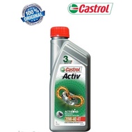 CASTROL ACTIV 20W40 4T OIL (100% ORIGINAL) MINERAL MOTORCYCLE ENGINE OIL CASTROL