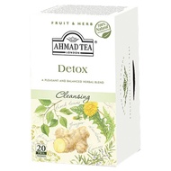 [MEOW] Ahmad Tea Detox, Lemon & Ginger, Fruit Tea Selection (20 Tea bags)