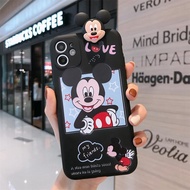 สำหรับ Huawei Y7a Y9a Y6p Nova 9 7 SE 8i 7i 3i 2i 2 Lite 5T P40 P50 Mate 40 30 P30 Pro Y9 Prime 2019 Honor 50 Lite 9X Y9S การ์ตูน Mickey Minnie Papa นุ่มโทรศัพท์กรณี