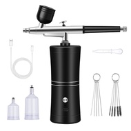 Cordless Airbrush Paint Tool  สายจับอัตโนมัติรุ ่ นWater Oxygen Injector  แอร์คอมเพรสเซอร์ แบบพกพา ช