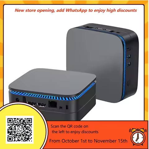 Mini PC Manufacturers Win11 OS AK1plus N95 CPU WiFi5 2.4G/5G Office Mini Pc for Business