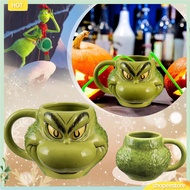 (shopeestore) 500ML Tea Mug Creative Grinch Water Cup Good Grip