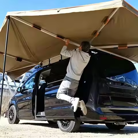 Hot Selling Portable Car Side Awning Darche 270° 4WD Freestanding Automatic Tent Waterproof Sun Prot