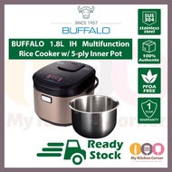 BUFFALO 牛头牌 1.8L IH Multifunction Smart Rice Cooker with 5-ply SUS304 Inner Pot (Induction Heating) 