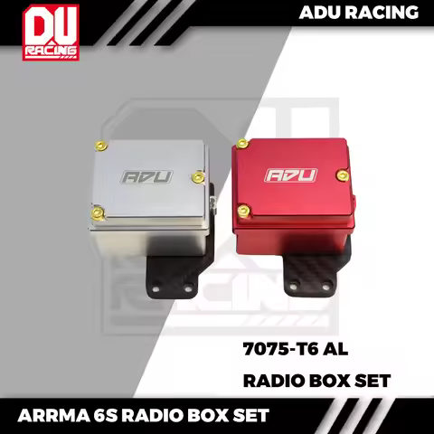 ADU RACING 7075-T6 AL RADIO BOX SET FOR ARRMA 6S 1/7 1/8 CARS ARA320604 V6
