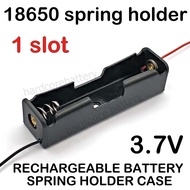 18650 Battery spring Holder 1 Slot Case Storage Box Casing holder 2S 3S 4S With Wire 3.7v 7.4v 11.1v 14.8v Series DIY