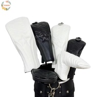 PEWANY Golf Wood Headcover, PU Leather Waterproof, Dustproof Hybrid 2-Color, Driver Fairway