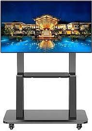 TV stands Universal Mobile TV Floor Stand/Cart, TVs 32-75Inch Lcd Led Oled Plasma Flat Panel Or Curved Screen, TV Display Stand Trolley On Wheels, Load 120Kg beautiful scenery