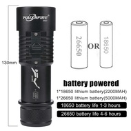 Haixnfire Diving Flashlight Dv57 Scuba Xhp70 LED Underwater Waterproof 50