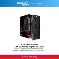 XFX Swift AMD Radeon RX 9070GRE Triple Fan Gaming Edition 12GB GDDR6 Graphics Card [RX-97GRE29B7]