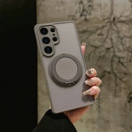 Skin Scrub Swivel Stand Phone Case for Galaxy Samsung S25Ultra S24 S23 S22 ULTRA A56 A55 A05