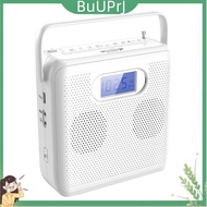 Portable Bluetooth CD Player with Vertical Design CD Speakers FM Radio Support USB AUX and LCD Displ