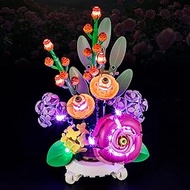 BOOZUU Light Kit for Lego-40762 Mixed Flowerpot - Compatible with Lego Botanicals Mixed Flowerpot Bu