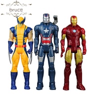 BRUCE1 Marvel Wolverine Black Panther Thor Iron Man Hulk Spiderman Action Figure